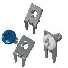 Slim-Line Keystone PC Screw terminals